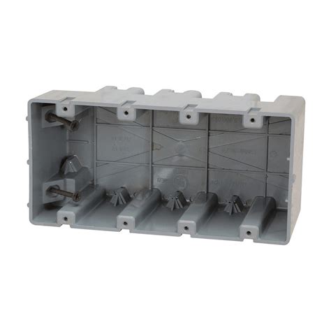 4 gang junction box 2 1 2 inch|4 gang adjustable electrical box.